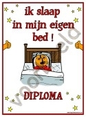 Ik slaap in mijn eigen bed  - Diploma