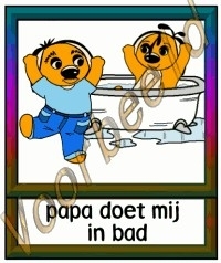 Papa doet mij in bad - VERZ