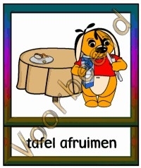 Tafel afruimen - TK