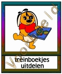Treinboekjes uitdelen - TK