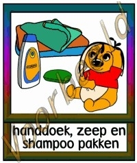 Handdoek, zeep en shampoo pakken - VERZ