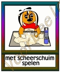 Met scheerschuim spelen - SP