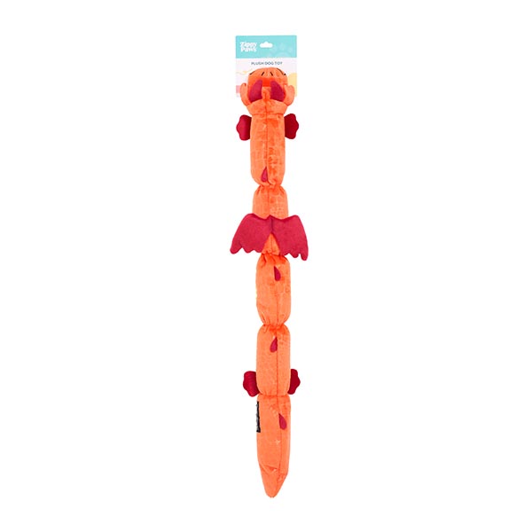 Hondenspeelgoed ZippyPaws Zippy Dragon red