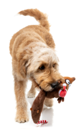 Kerst Hondenspeelgoed FuzzYard Run Away Reindeer