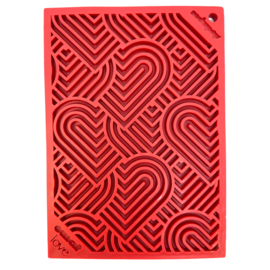 SodaPup Lickmat Heart Large Red