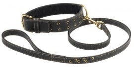 Bobby Lacets Halsband met Lijn Zwart 55 cm en 65 cm
