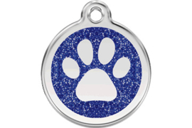 Red Dingo Penning Paw Print Glitter 7 kleuren