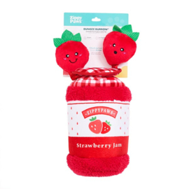 Hondenspeelgoed ZippyPaws Bungee Burrow – Strawberry Jam Jar