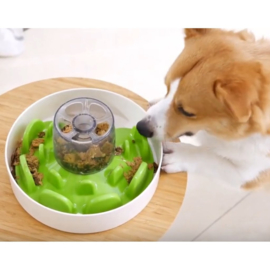 PetDreamHouse SPIN Interactive Feeder UFO Maze Green