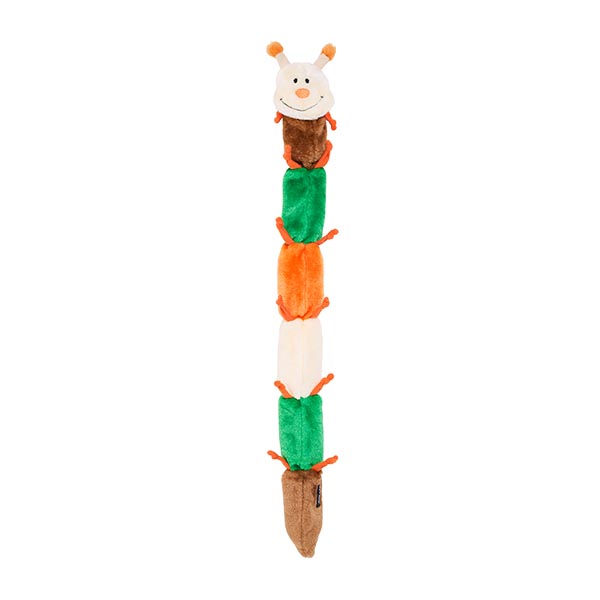 Hondenspeelgoed ZippyPaws Caterpillar DeLuxe Forest Colors