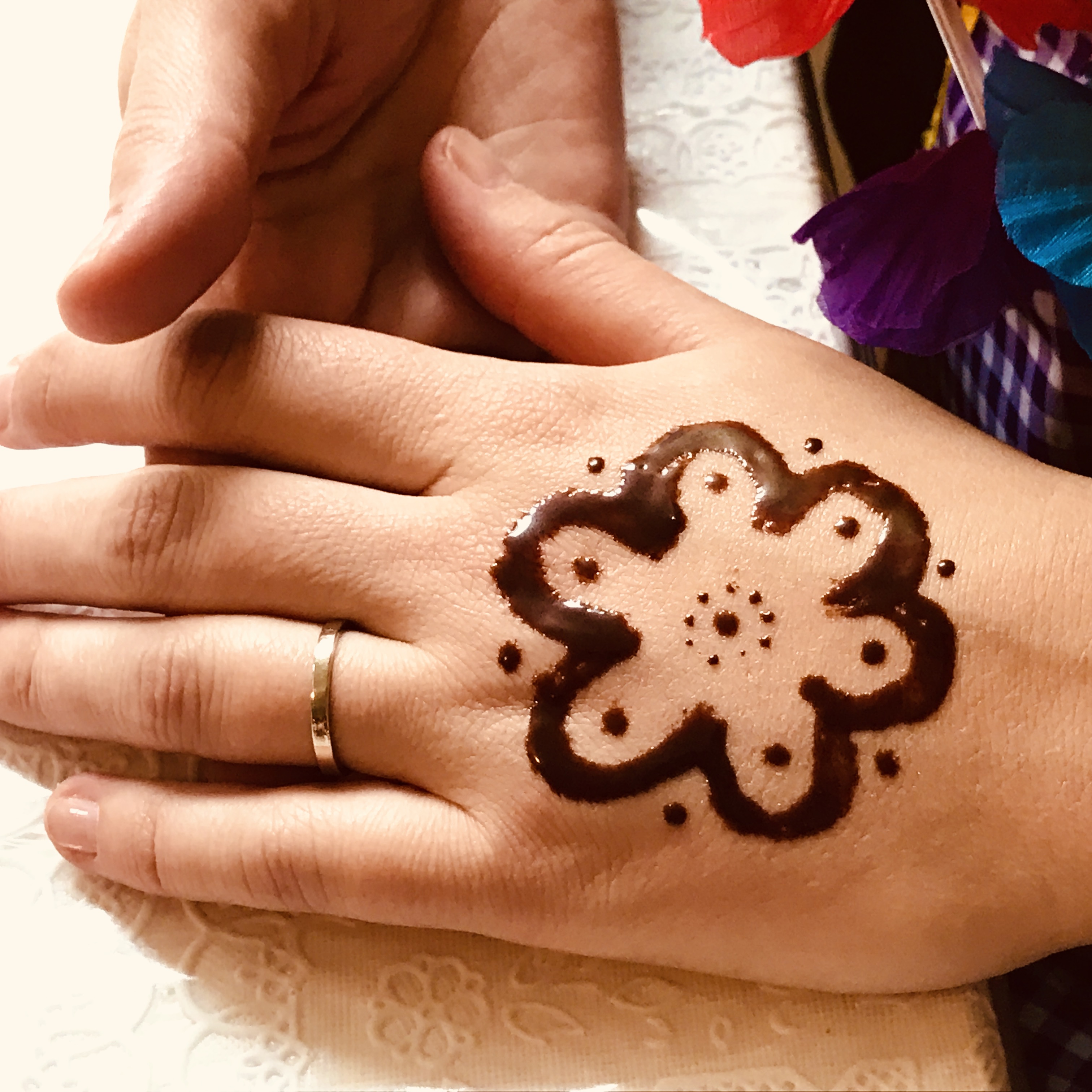 DIY Chocolade hennatattoo