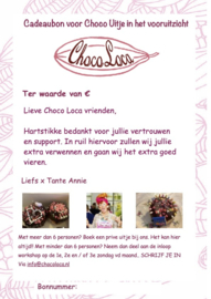 Cadeaubon: Choco Loca / Bedrag in €