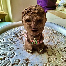 Beeldhouwen met Chocolade