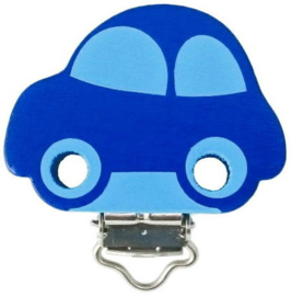 Speenclip Auto Donkerblauw