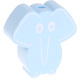 Houten kraal Olifant Babyblauw