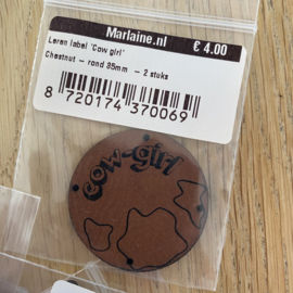 Opnaai labels Cowgirl (86 stuks)
