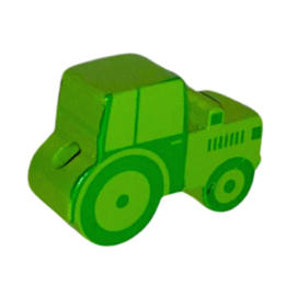 Houten kraal Tractor Lichtgroen