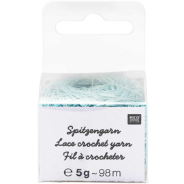 Rico Design Lace Crochet Yarn - Kantgaren 006 Turquoise