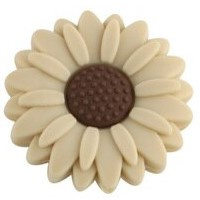 Siliconenkraal Daisy 20mm Beige