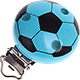 Speenclip Voetbal Turquoise