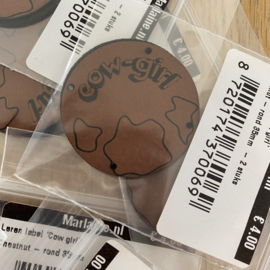 Opnaai labels Cowgirl (86 stuks)