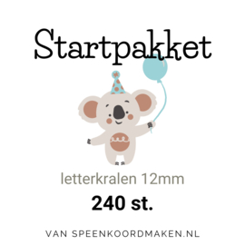 STARTPAKKET letterkralen New Classics ahorn 240st.