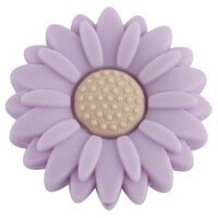 Siliconenkraal Daisy 20mm Lavendel