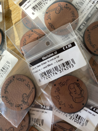 Opnaai labels Ik vind je lief - Met liefde gemaakt voor jou (88 stuks)