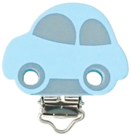 Speenclip Auto Pastelblauw