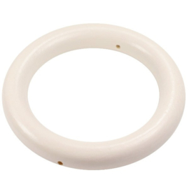Extra Grote Ring (XL) Rammelaar Wit
