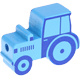 Tractor Lichtblauw