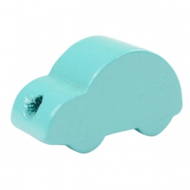 Houten kraal Auto Turquoise