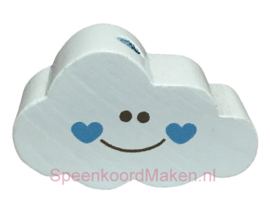 Wolk met hartjes Babyblauw