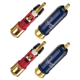 WBT-0110 Cu Nextgen™ RCA connector Showcase 4 stuks
