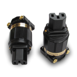 IeGo Ti2020BK Gold plated IEC Plug