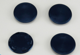 Set van 4 zwarte naafdoppen, buitenmaat 65 mm en klemmaat 56,8 mm