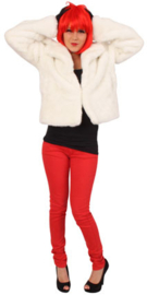Bontjas Fake Fur Wit