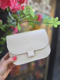 Leren Schoudertas Pip Beige