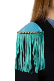 Epauletten Shiny Turquoise