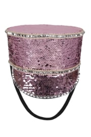 Pailletten pet Roze