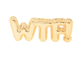 Balloon ornament "WTF!" Goud