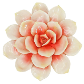 Wanddecoratie Bloem Geel M