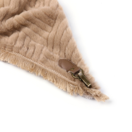 Teddy Sjaal met gesp Camel