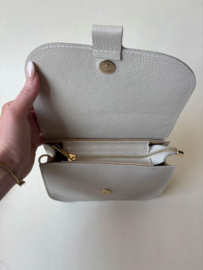 Leren Schoudertas Pip Blauw