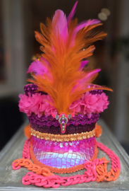 Hoge Fanfare pet Pink/Orange