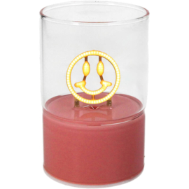 Led lampje Roze Smiley 10 cm