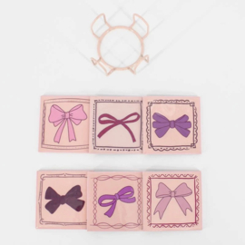 Set onderzetters met rekje Bows
