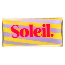 Love Plate "Soleil" 21 x 10