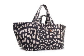 Weekend/Strandtas Vlissingen Panter Zwart