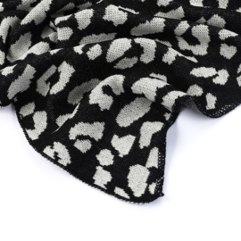 Sjaal rechthoek Zwart/Grijs